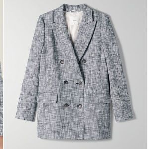 Aritzia Margaux Tweed Blazer Sz 6 NWT